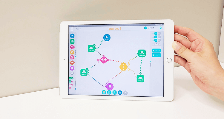 タブレットでプログラミング